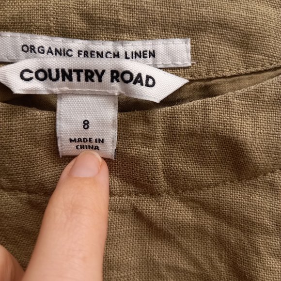 Country Road Olive Dress - Picture 4 of 5